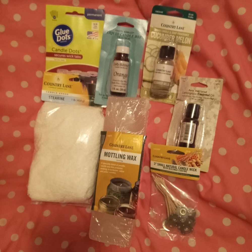 Candle making supplies